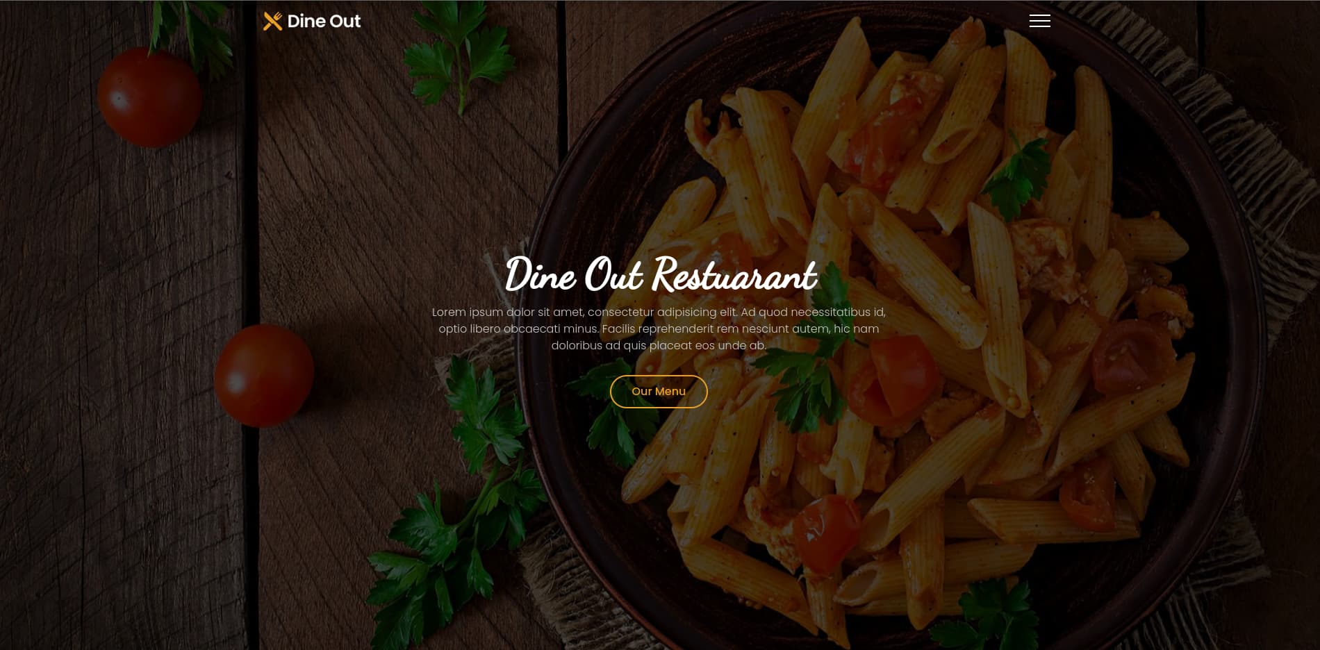 cheff dinner website overview